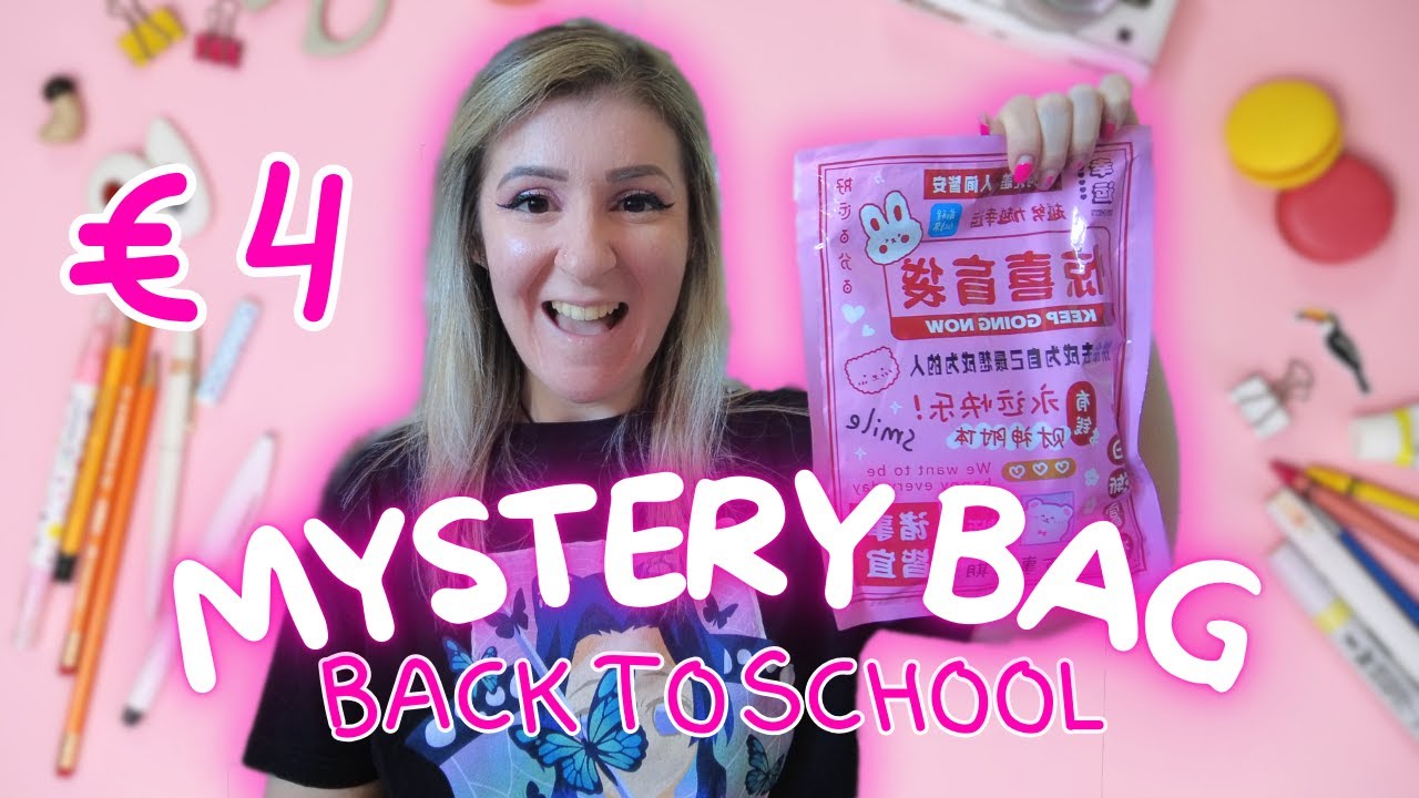 📦 Unboxing BACK TO SCHOOL: Mystery Bag di Cancelleria Kawaii da 4€ su SHEIN! 💖 | Il mondo di Pretty
