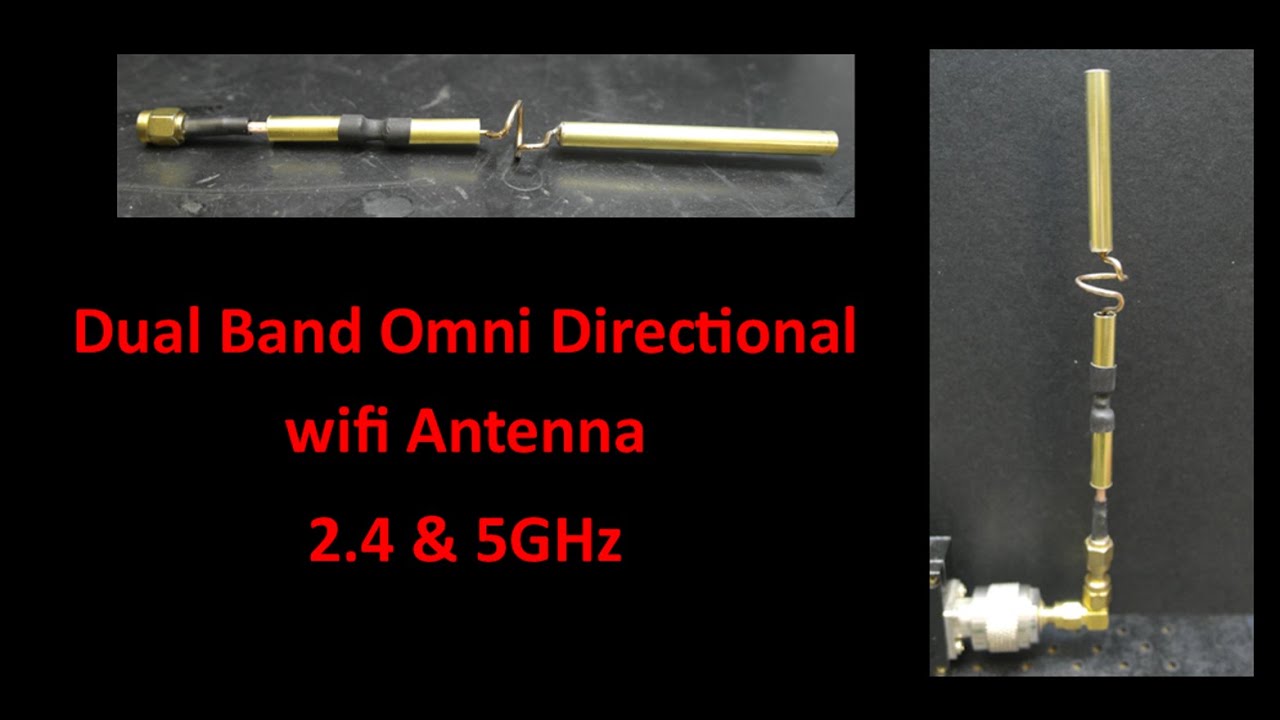 Dual Band High Gain Omnidirectional Wifi Antenna