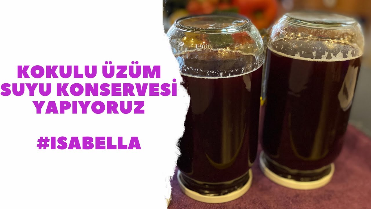 Kokulu Üzümden Meyve Suyu Konserveleri 💜🍇😋