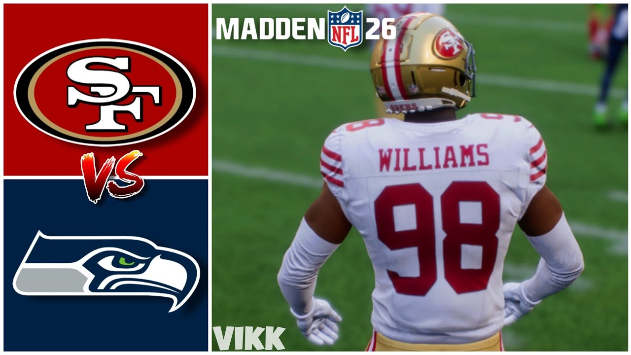 49ers vs Seahawks Week 1 Simulation (Madden 26 Rosters)