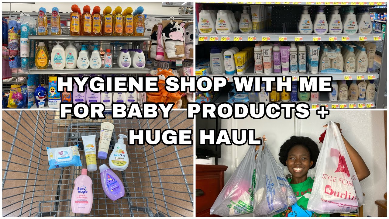 HYGIENE SHOP WITH ME FOR BABY PRODUCTS+ HUGE HYGIENE HAUL