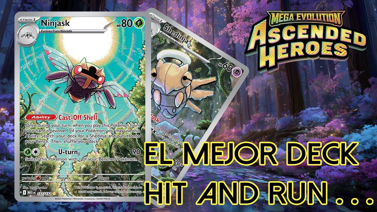 Ninjask Hit And Run, el deck que pone a sudar a los EX