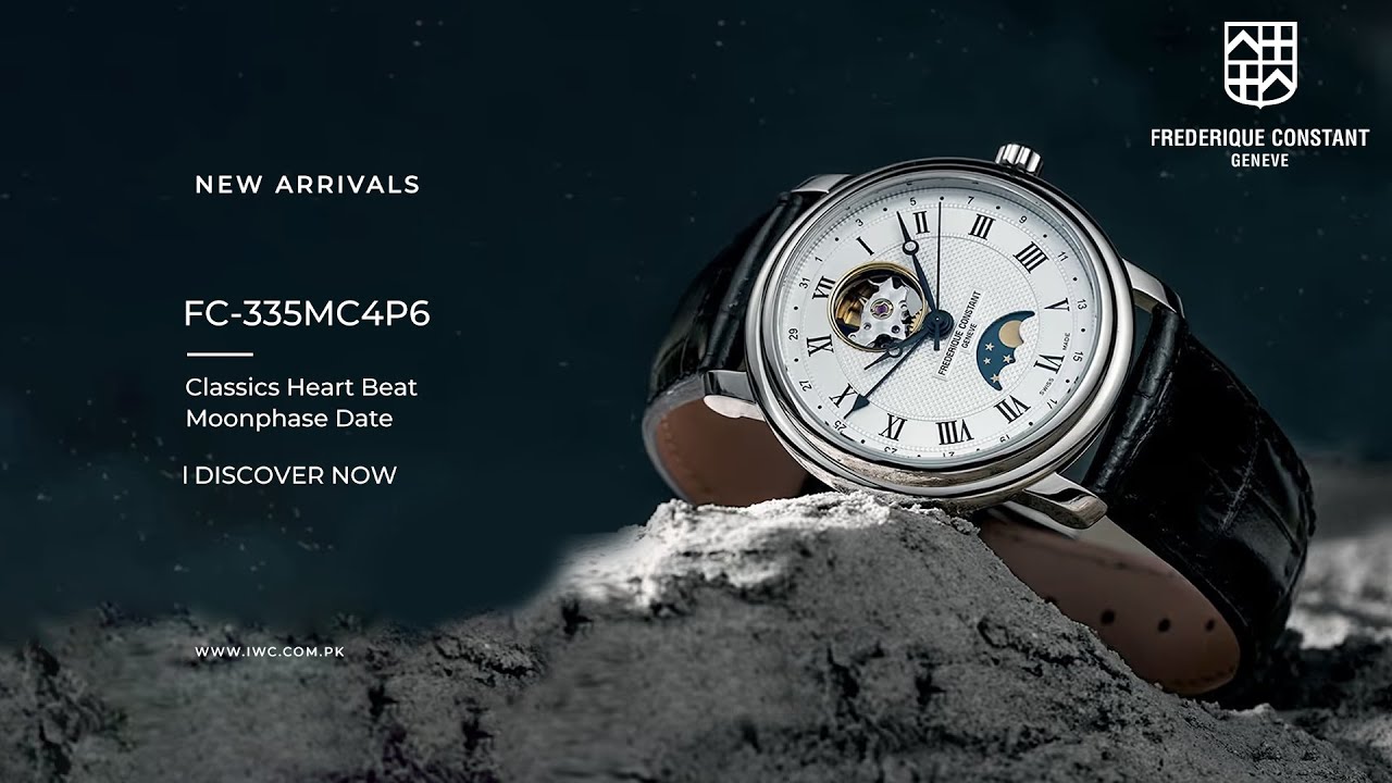 Classics Heart Beat Moonphase Date – FC-335MC4P6 & Classics Business Timer FC-270EM4P5 - Cinematic