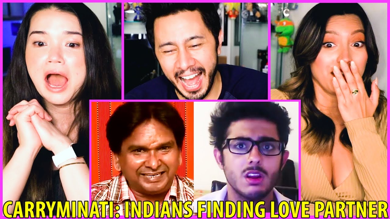 CarryMinati | Indians Finding Love Partner | Reaction by Jaby Koay, Natasha Martinez & Achara Kirk