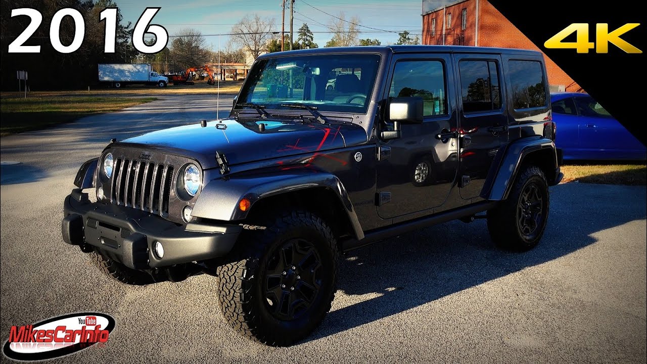 👉 2016 Jeep Wrangler Unlimited Backcountry