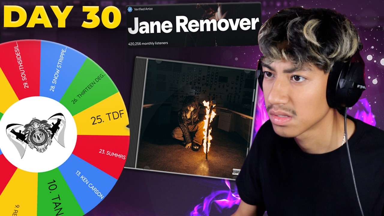 ДЕНЬ 30: JANEREMOVER | Как создавать музыку в стиле JANEREMOVER | Рэперская рулетка, день 30