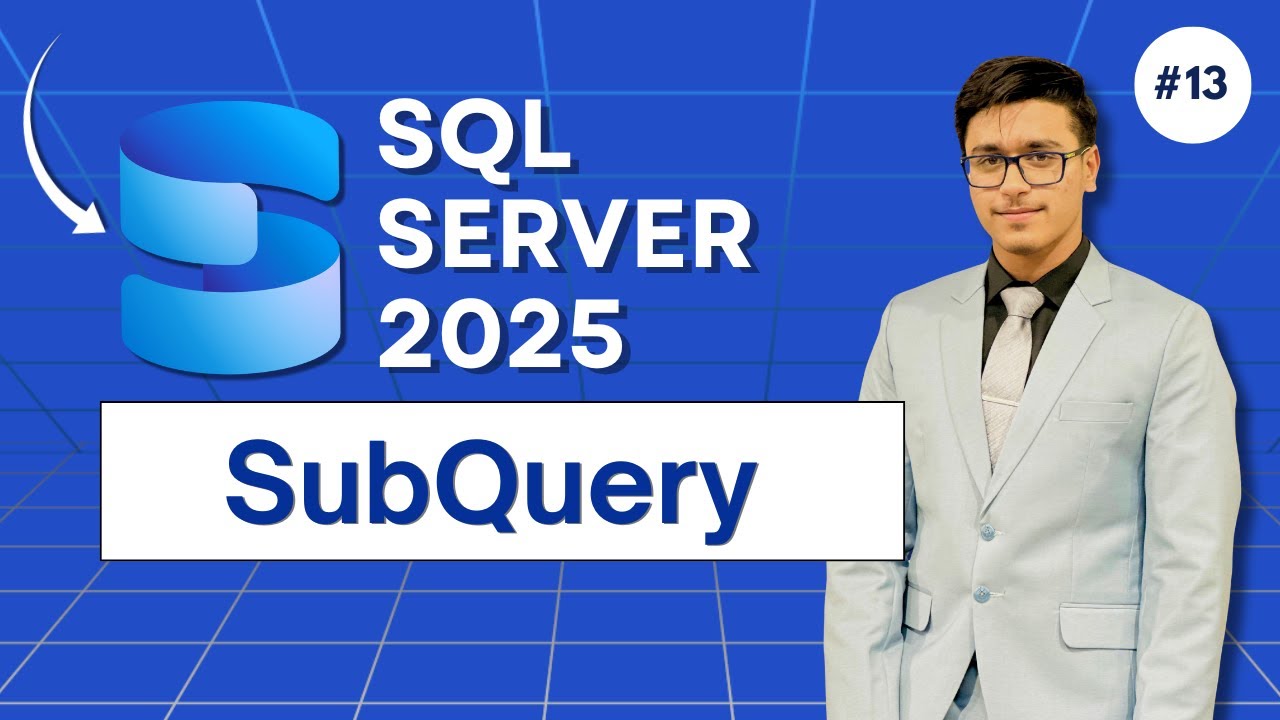Subqueries Explained (Single Row, Multi Row, Correlated) | SQL Server 2026 | #13