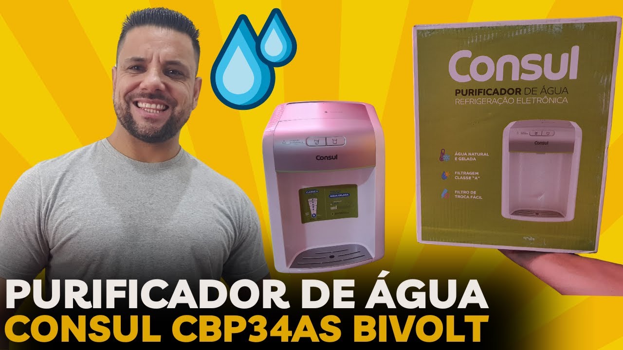 Passo A Passo Completo Da MONTAGEM E INSTALAÇÃO Do PURIFICADOR DE ÁGUA CONSUL CPB34AS Bivolt