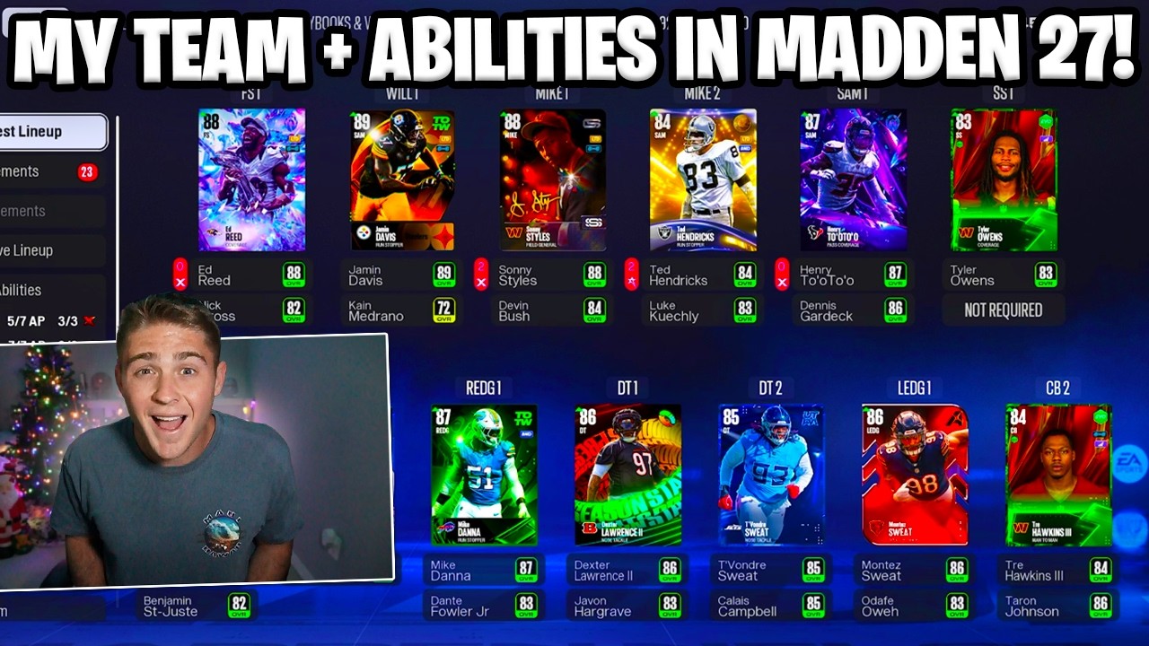 How I Built My Madden 27 Ultimate Team + Abilities I'm Using! (Unreal Moments Update!)
