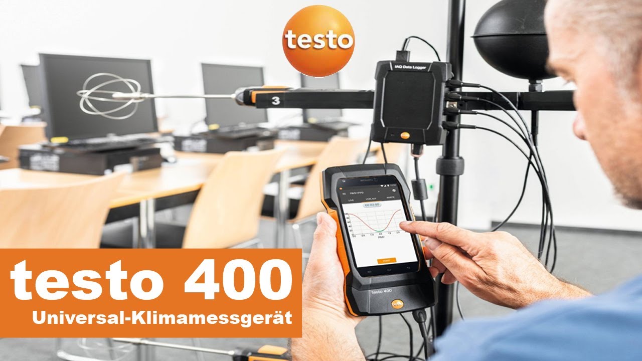 Das Universal Klimamessgerät testo 400 mit Smart Touch Technologie  Produktvideo
