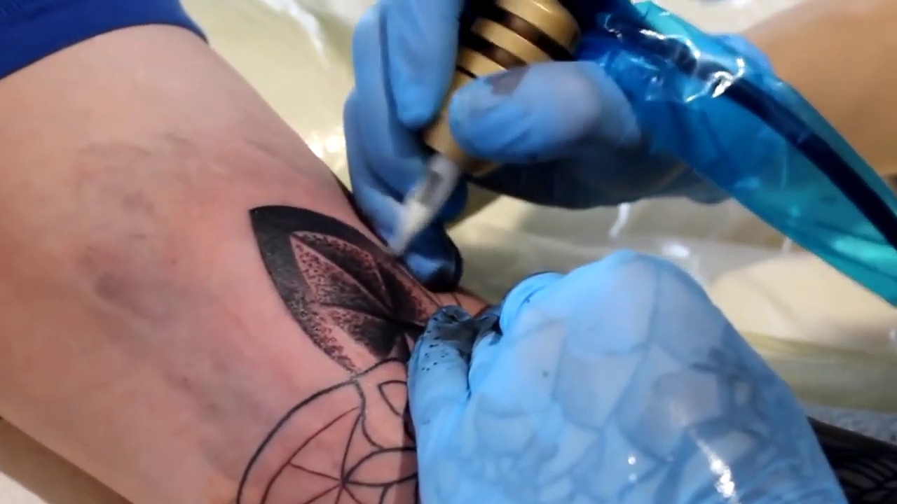Тату Дотворк  Dotwork, Объяснения как делать тату