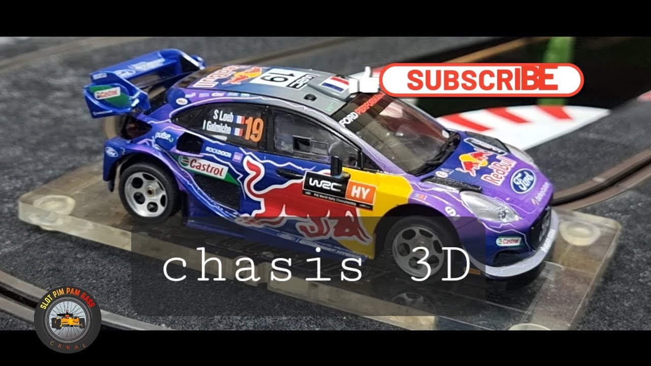 FORD PUMA scalextric con chasis 3D SRP