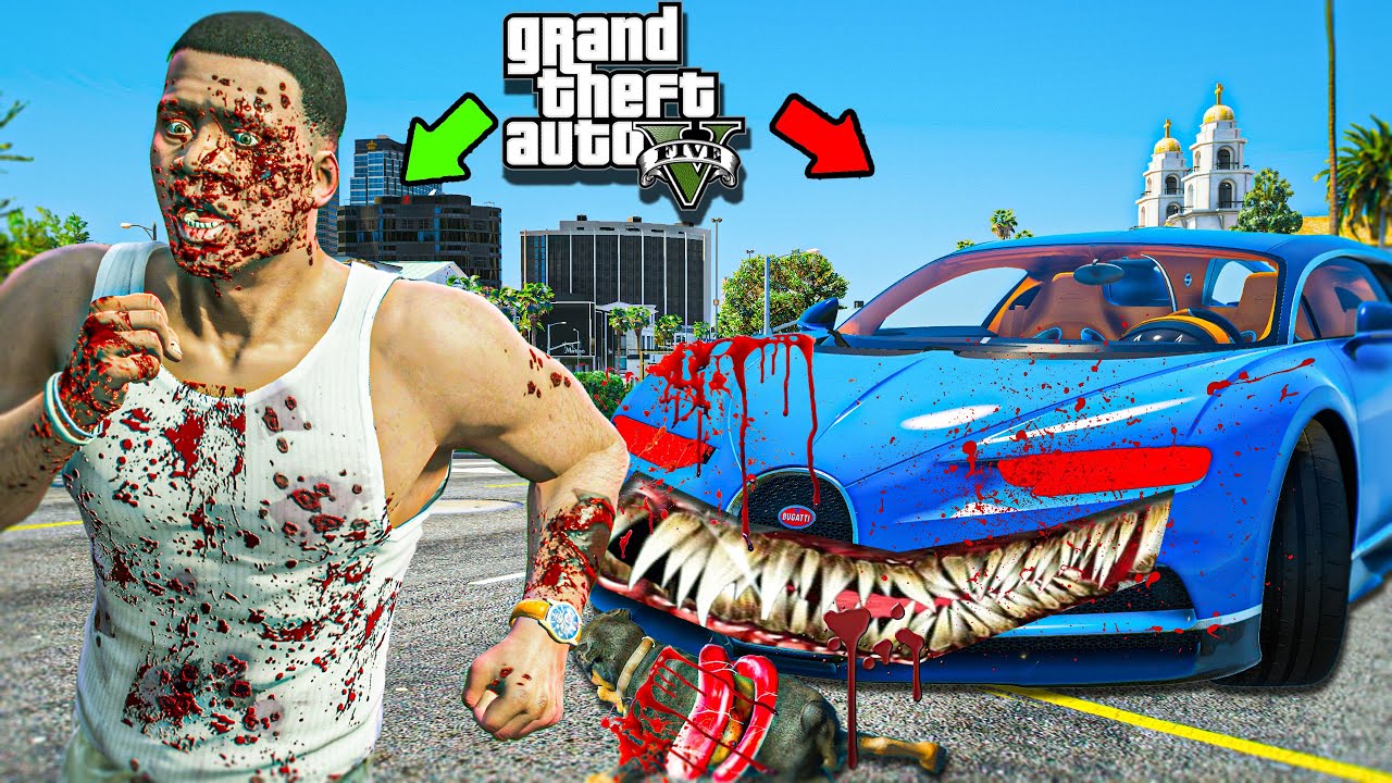 GTA 5 - Franklin Got A New Cursed Killer Car & Is That Killer Bugatti