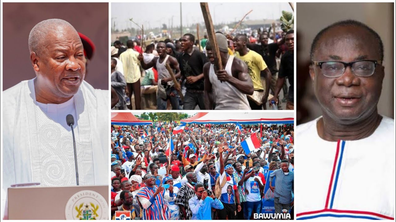 Police arrested NPP.....John Mahama increase Job for Youth? NDC supporters locked office😳NPP begging