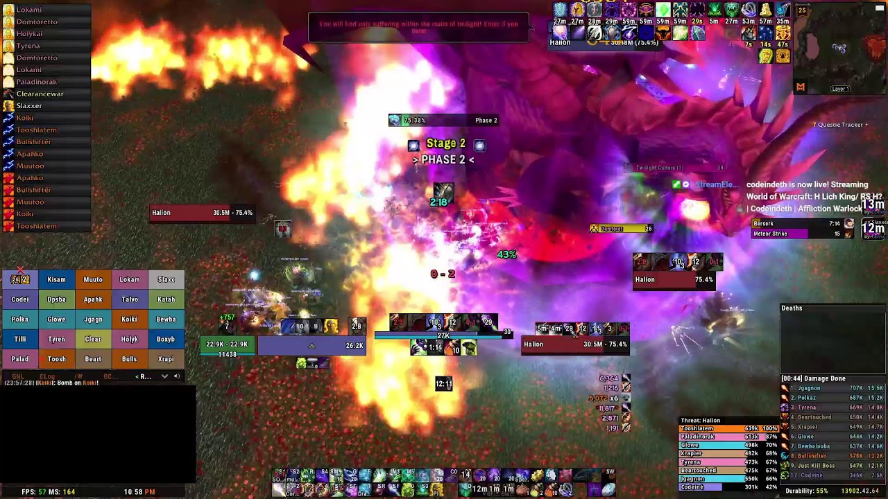 H Lich King/ RS H? | Codeindeth | Affliction Warlock