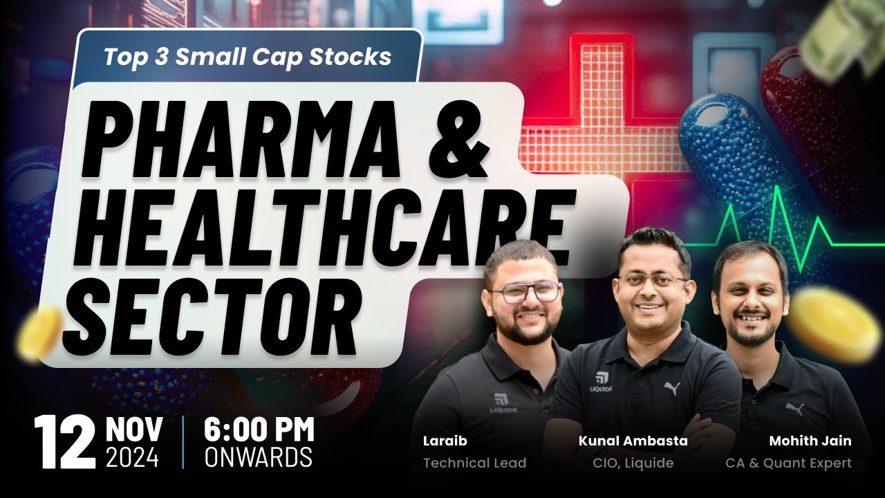 Top 3 Small Cap Stocks in Pharma & Healthcare 🚀