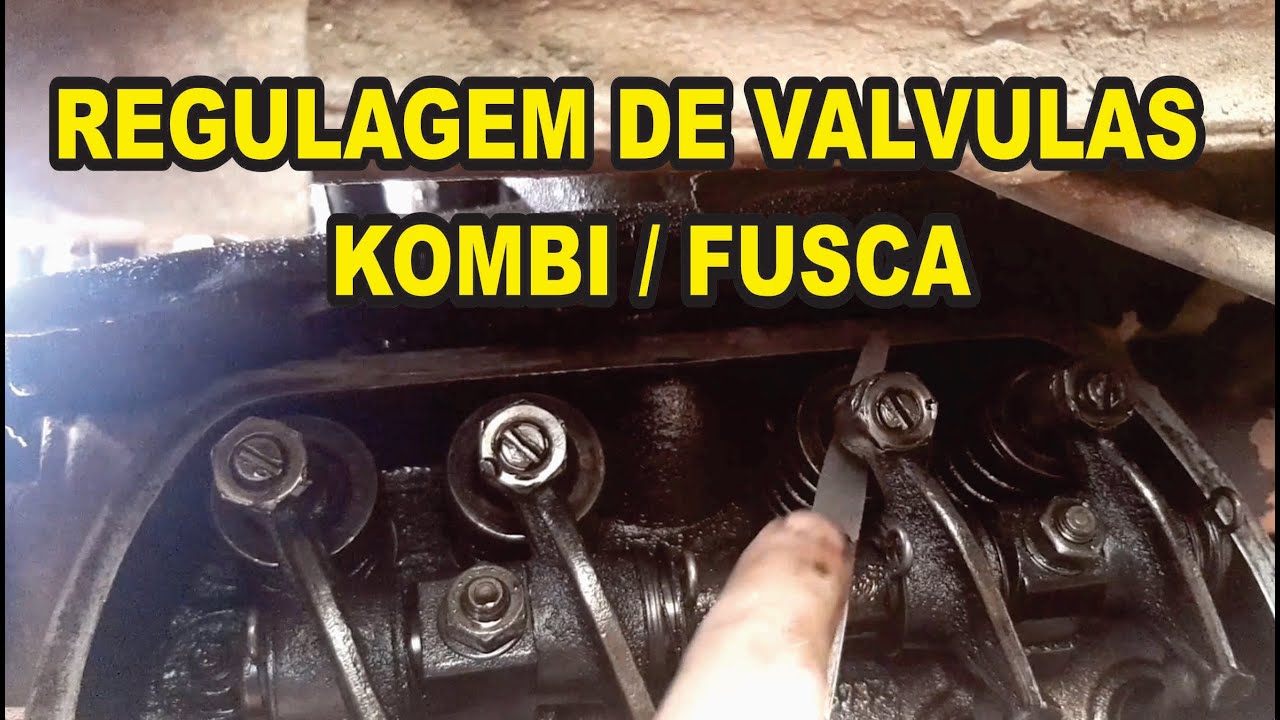 COMO FAZER REGULAGEM DE VALVULA DA KOMBI / FUSCA