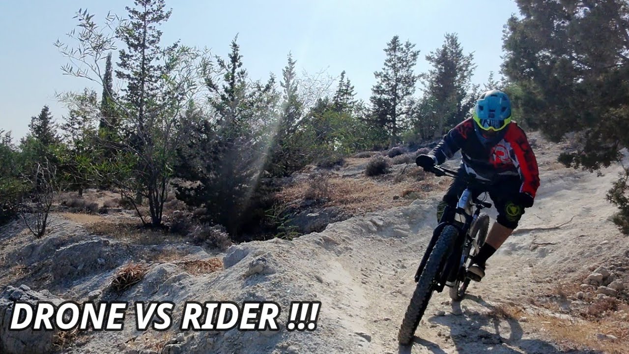 DRONE VS RIDER !!!