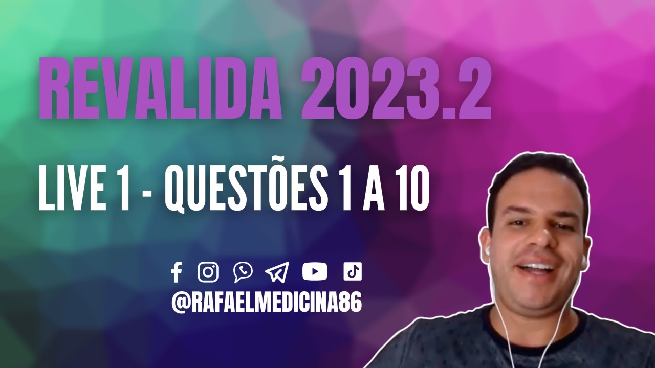 RESOLVENDO - REVALIDA 2023.2 - LIVE 1