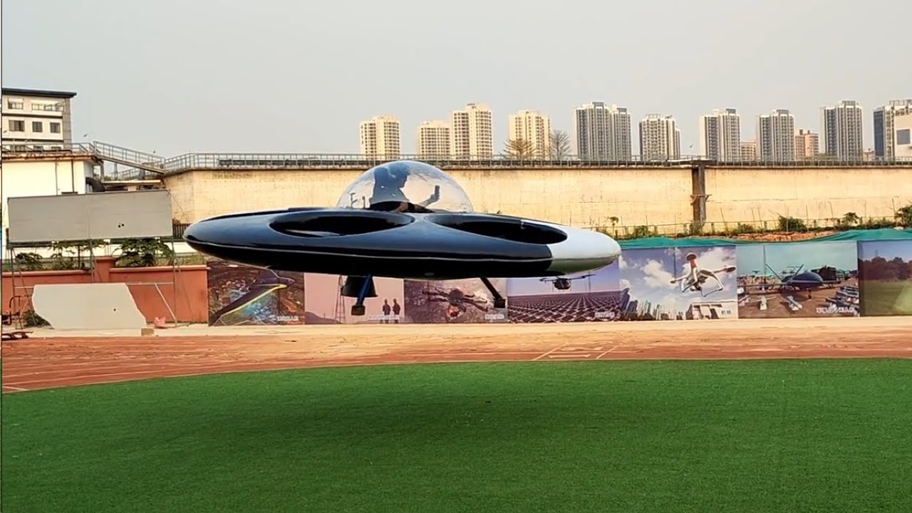 EHang conducted test flights for its new one-seater eVTOL model with a sci-fi 
