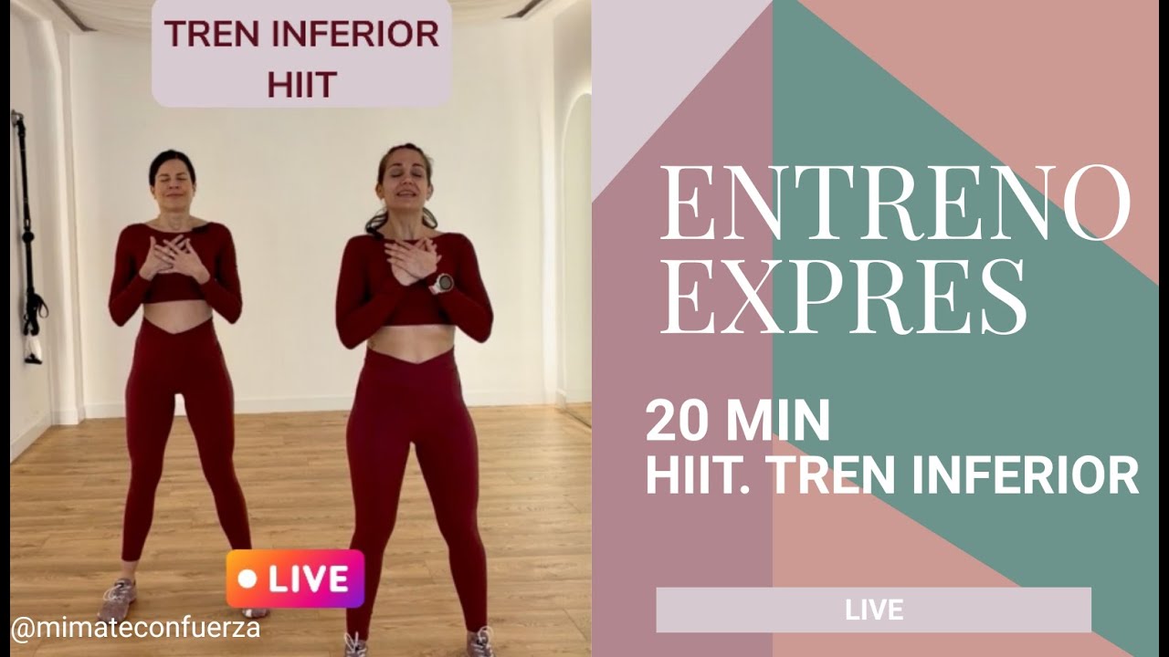 20min Entreno Express sin material. Fuerza y resistencia. HIIT. Ejercicio desde casa.