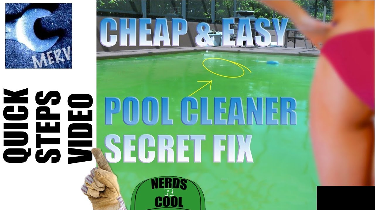 Pool Cleaner Stuck - Easy Fix - Do this TODAY!