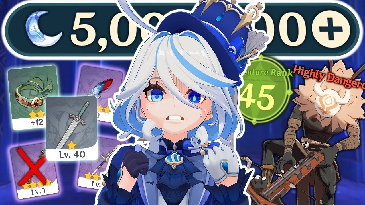 Смогут ли 5000 смолы спасти этот аккаунт катастрофы?! Преображение аккаунта Genshin Impact