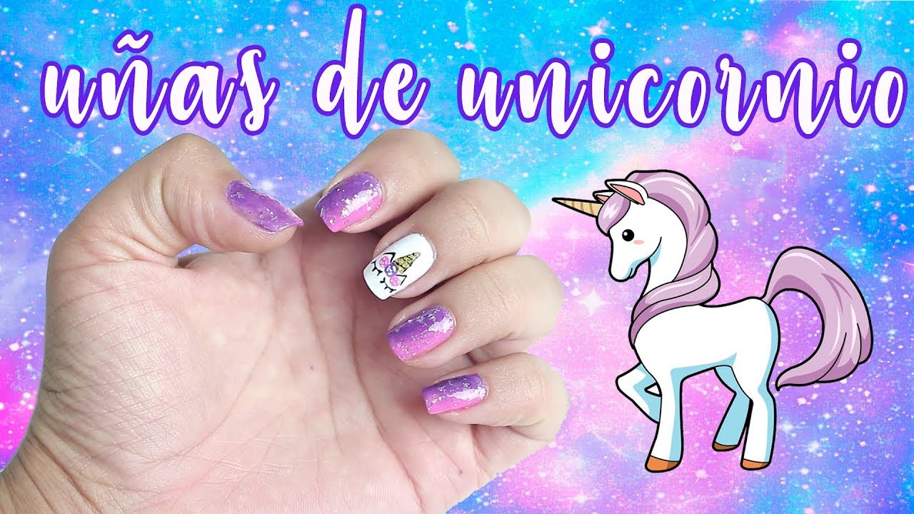 UÑAS UNICORNIO! decoración de uñas Lorena G ♥