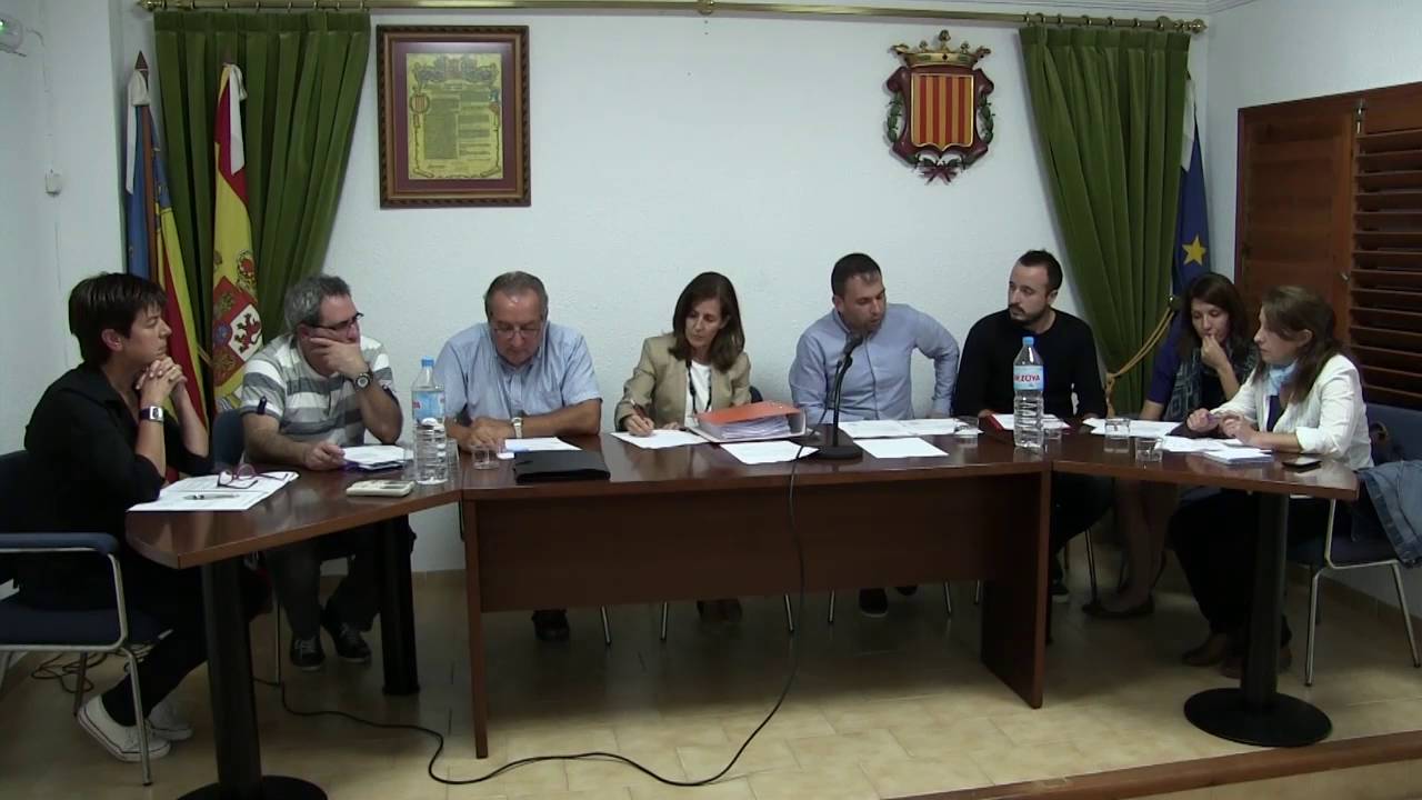 PLENO ORDINARIO AYUNTAMIENTO GÁTOVA 30 09 2016