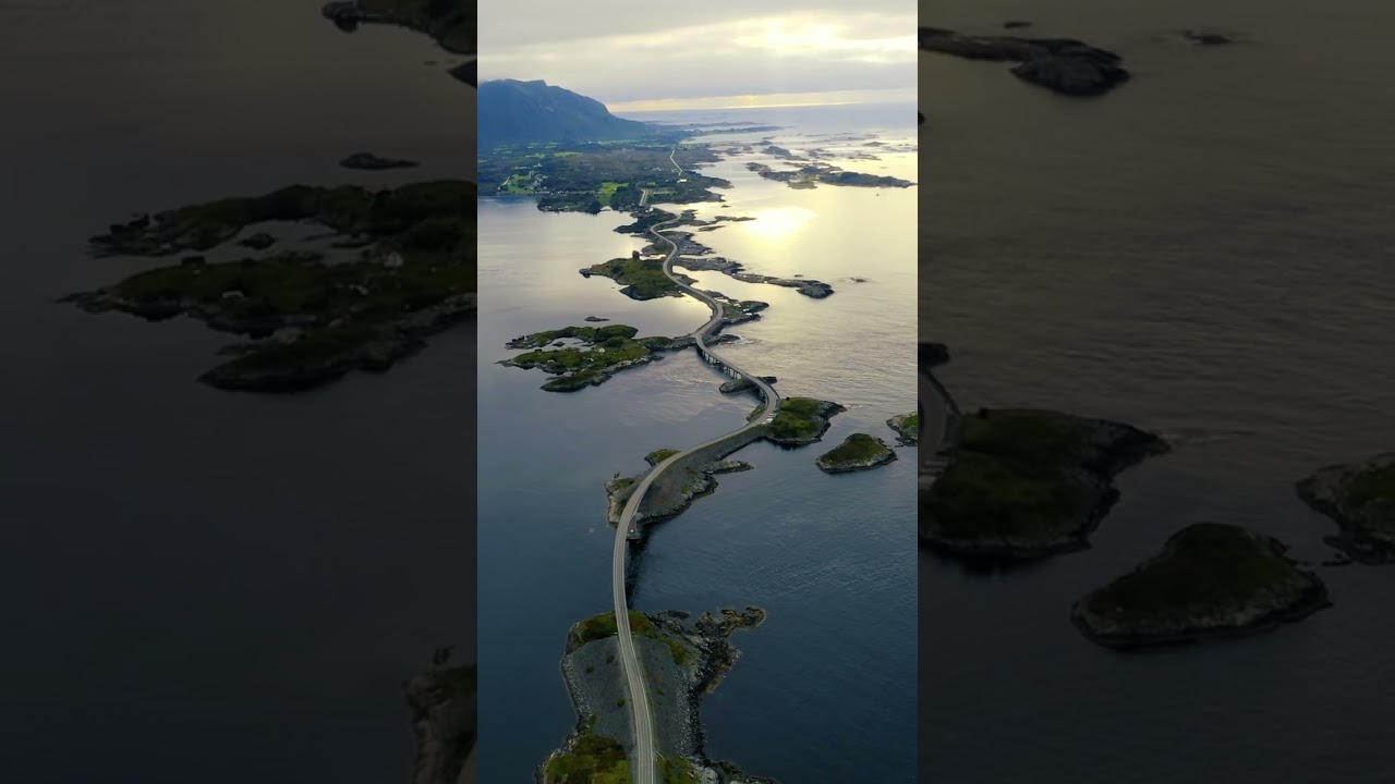 World's Most Dangerous road - Atlantic ocean road in Norway