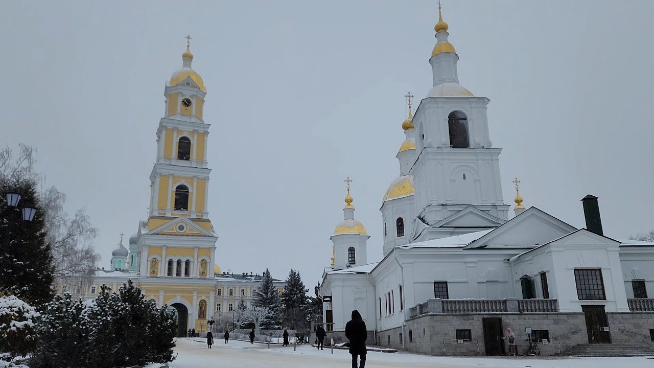 Дивеево | Свято-Троицкий Серафимо-Дивеевский монастырь зимой