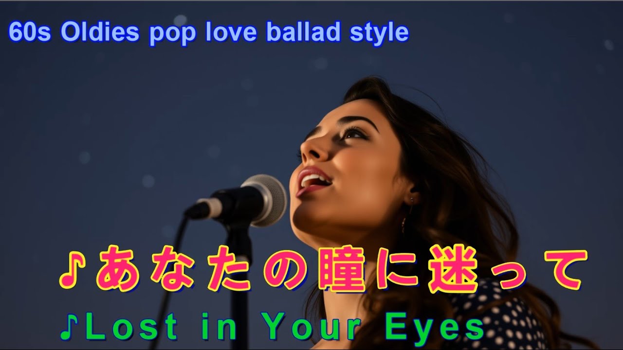 ■♪あなたの瞳に迷って　　60s Oldies pop love ballad style
