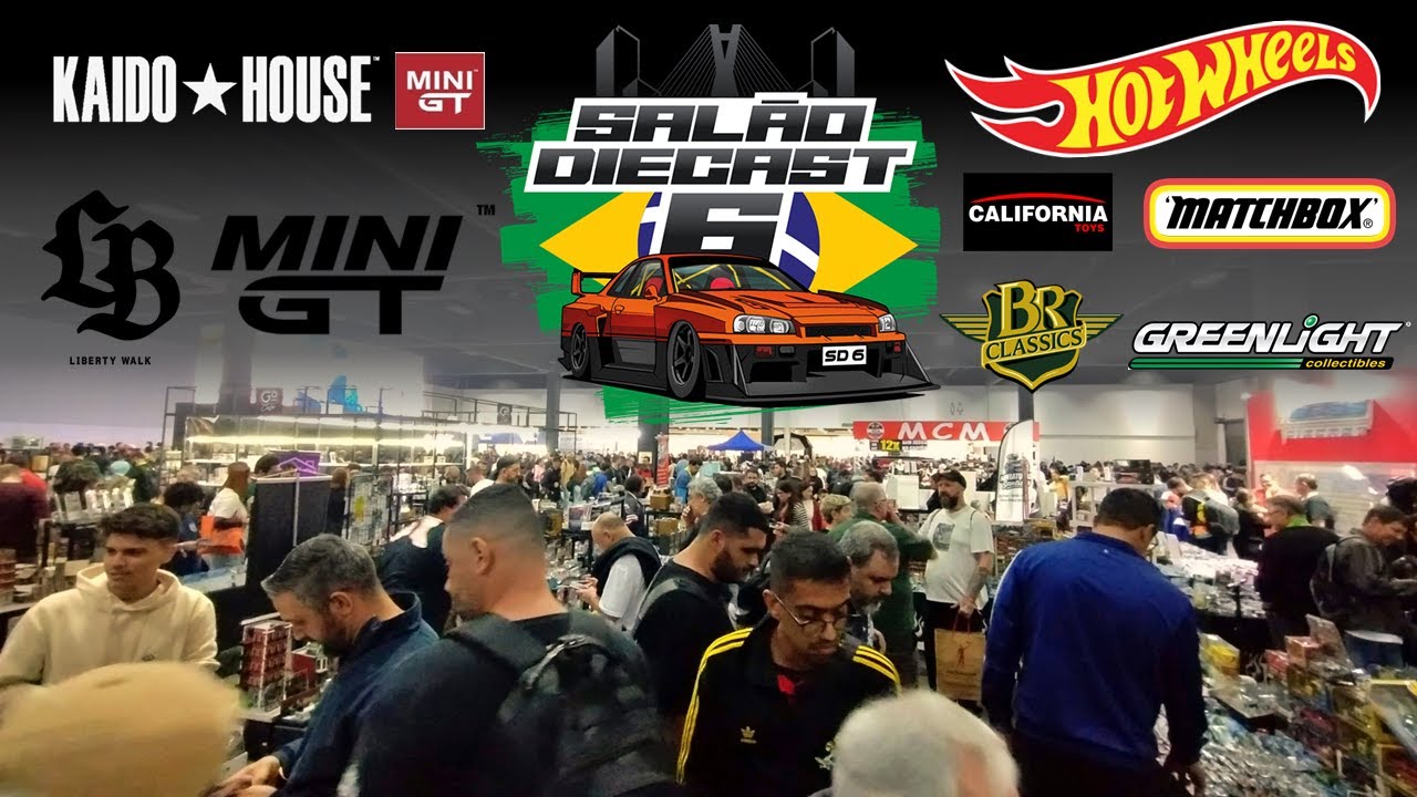 SALÃO DIECAST 6: GRANDE EVENTO COM A LIBERTY WALK, MINI GT, HOT WHEELS E MUITAS MINIATURAS NO BRASIL
