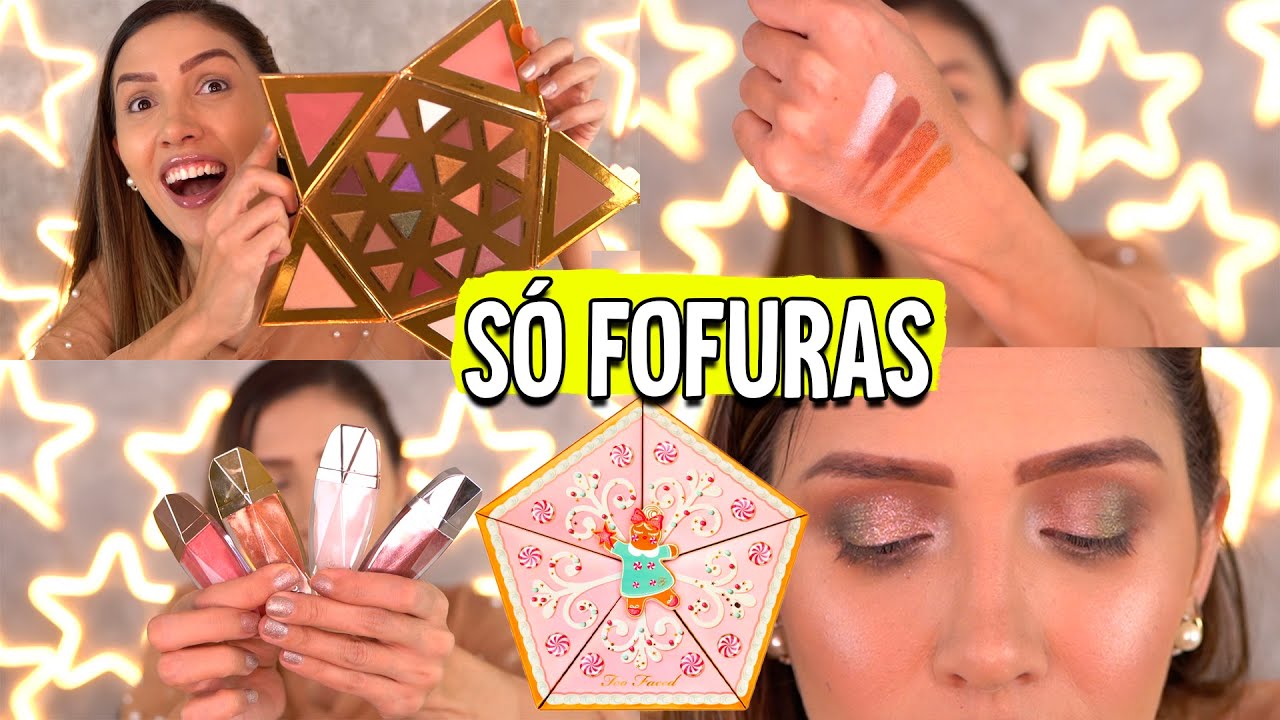 TESTANDO MAKES ESPECIAIS de NATAL | SÓ MAKE MARAVILHOSA