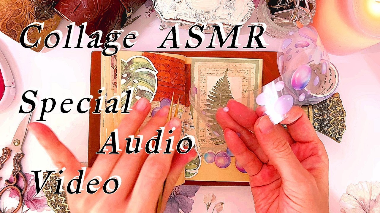 450 緑と泡手紙、📨🌿🫧asme・scrapbooking・journaling・vintagenote・collagenote・decorativenote✨
