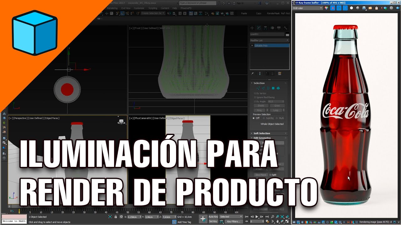 Iluminación para Render de Producto - 3ds Max + VRay | Giancr