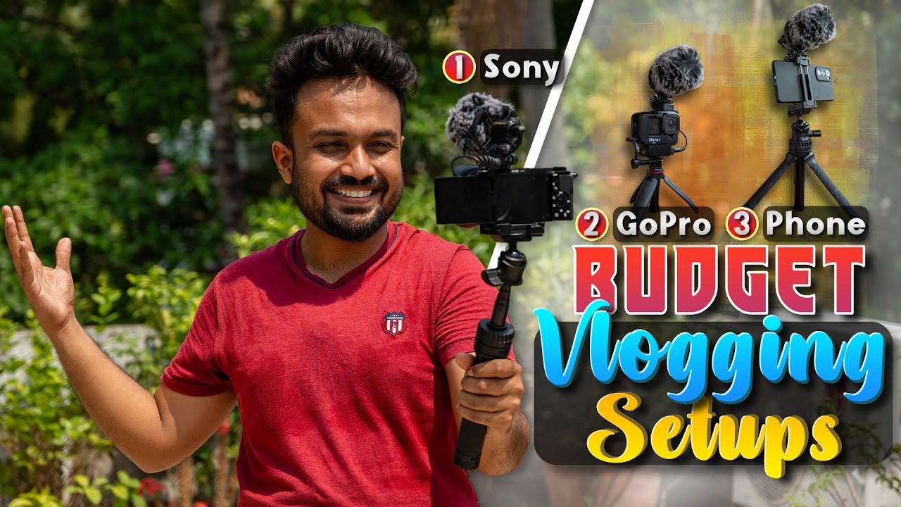 3 Budget Vlogging Setup 2024 | Sony Zv-E10 | GoPro 10 | Phone Vlogging Setup Guide with Mic Bengali