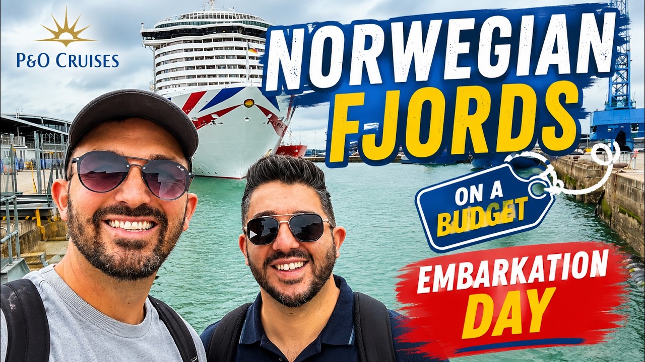 P&O IONA | Norwegian Fjords on a budget | Embarkation Day