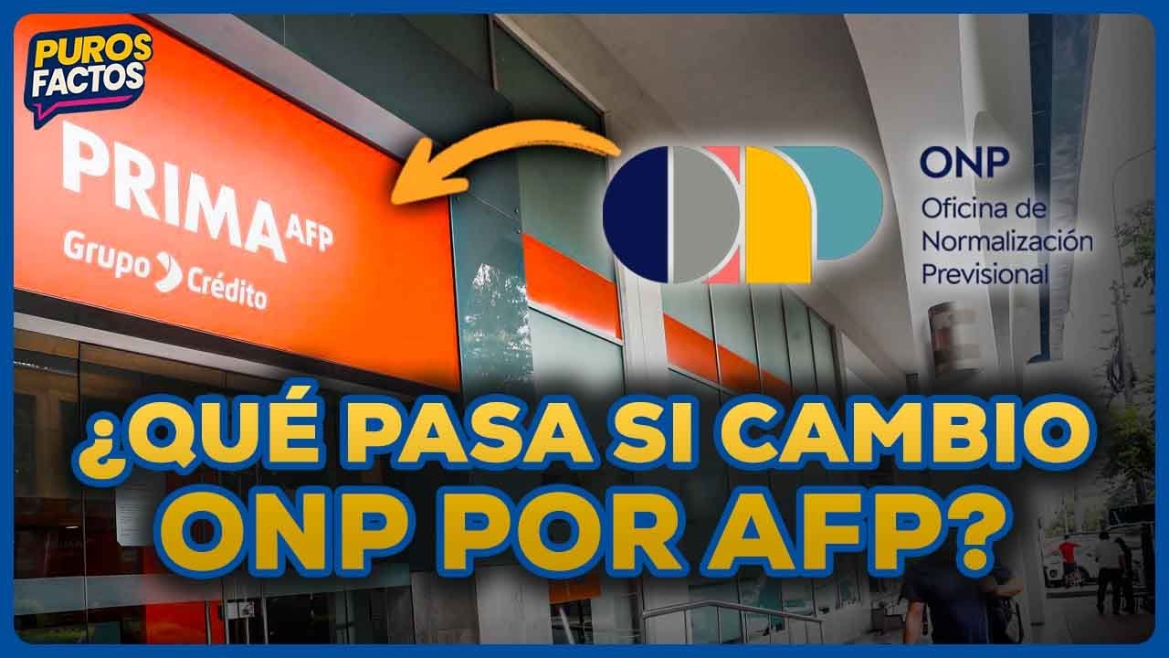 &iquest;Se pierde el dinero al cambiar de ONP a AFP? | SEGMENTO #PurosFactos