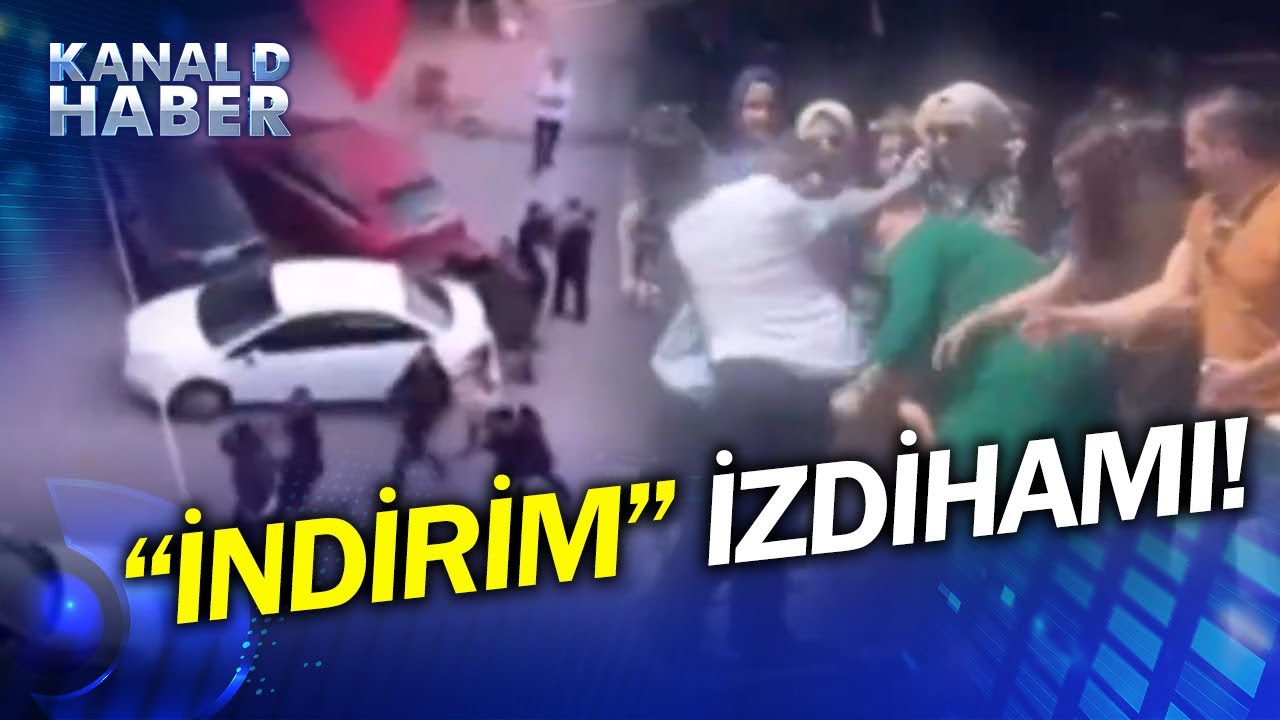 Kozmetik İndiriminde İzdiham! Caddeler Savaş Alanına Döndü...