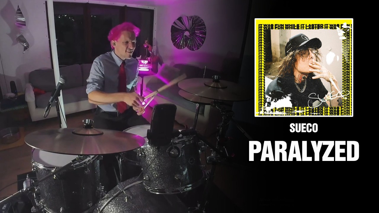 Sueco - Paralyzed | Кавер на барабанах в гостиной