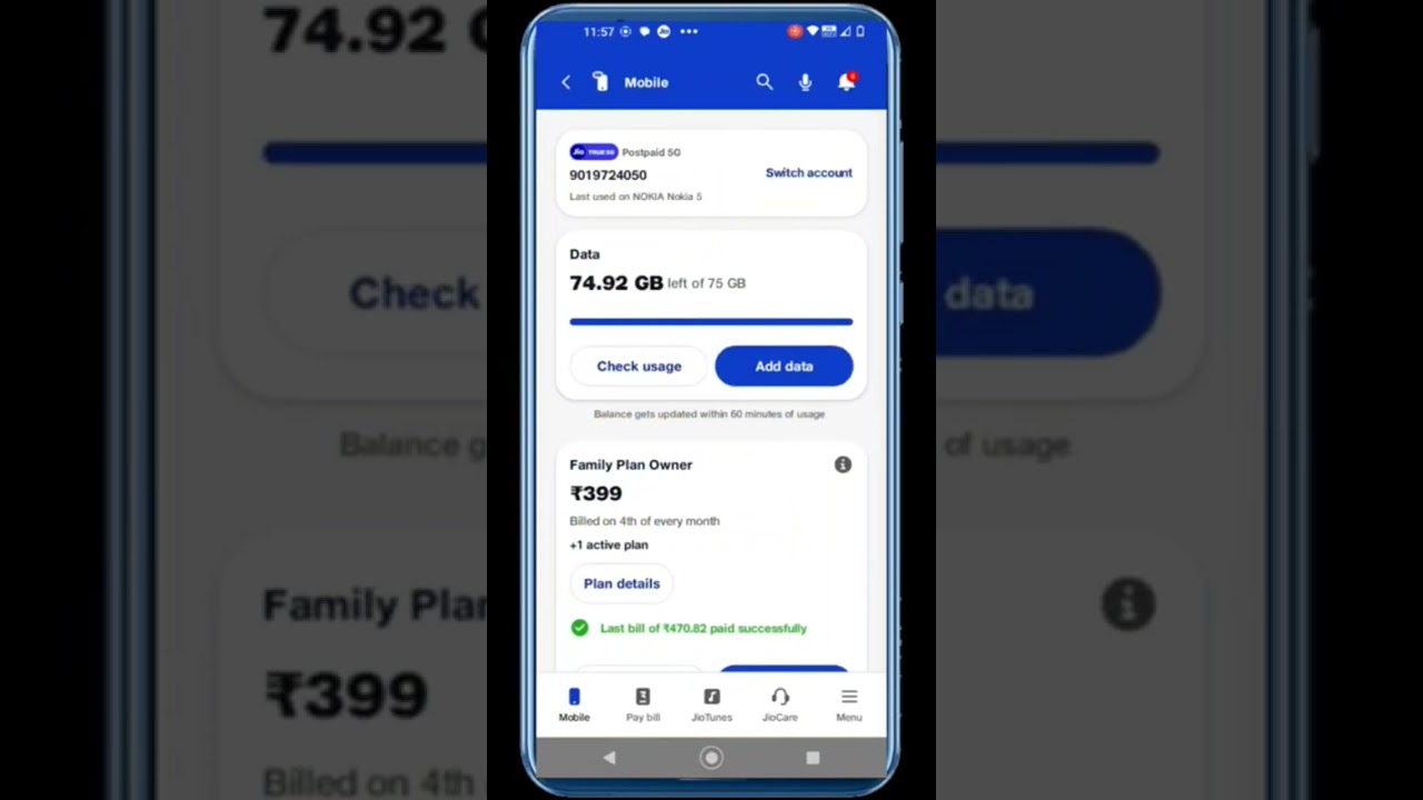 Jio с постоплаты на предоплату