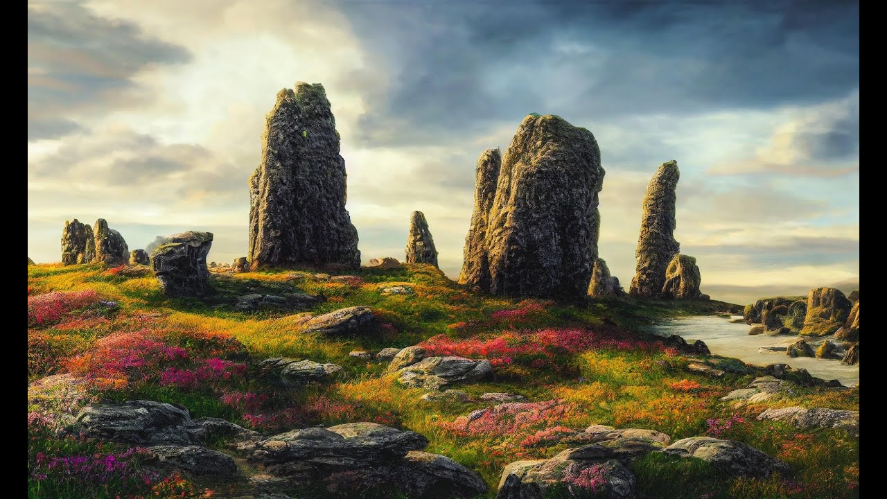 AN IRISH LULLABY Soothing, Beautiful Celtic Music with Stunning Scenes from Ireland, Wales in 4K