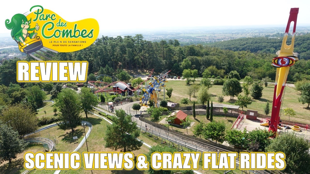 Обзор парка развлечений Parc des Combes, французского парка развлечений | Живописные виды и безум...