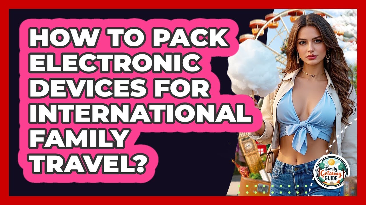 How To Pack Electronic Devices For International Family Travel?