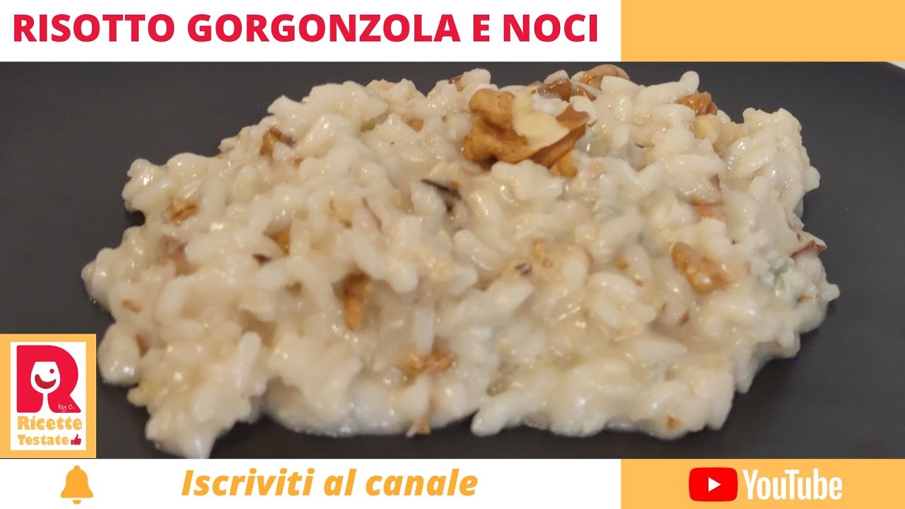 Risotto con gorgonzola e noci