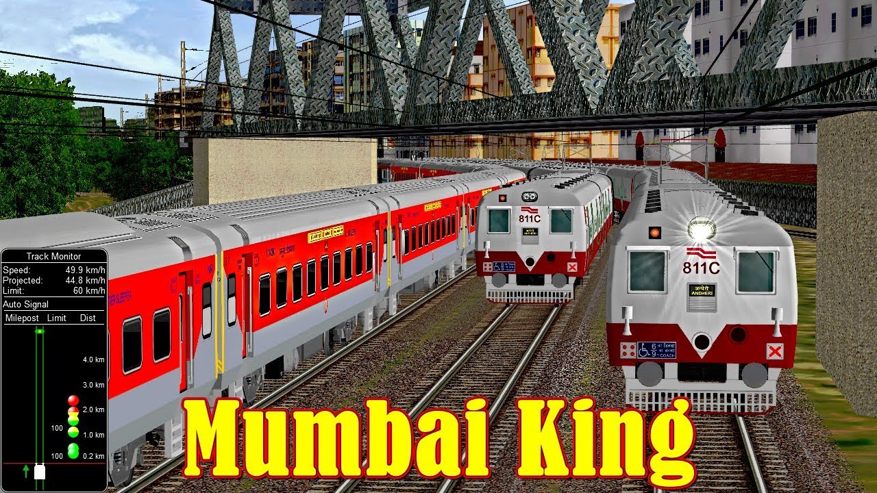 Mumbai Central - New Delhi Rajdhani Express Shunting And Departure