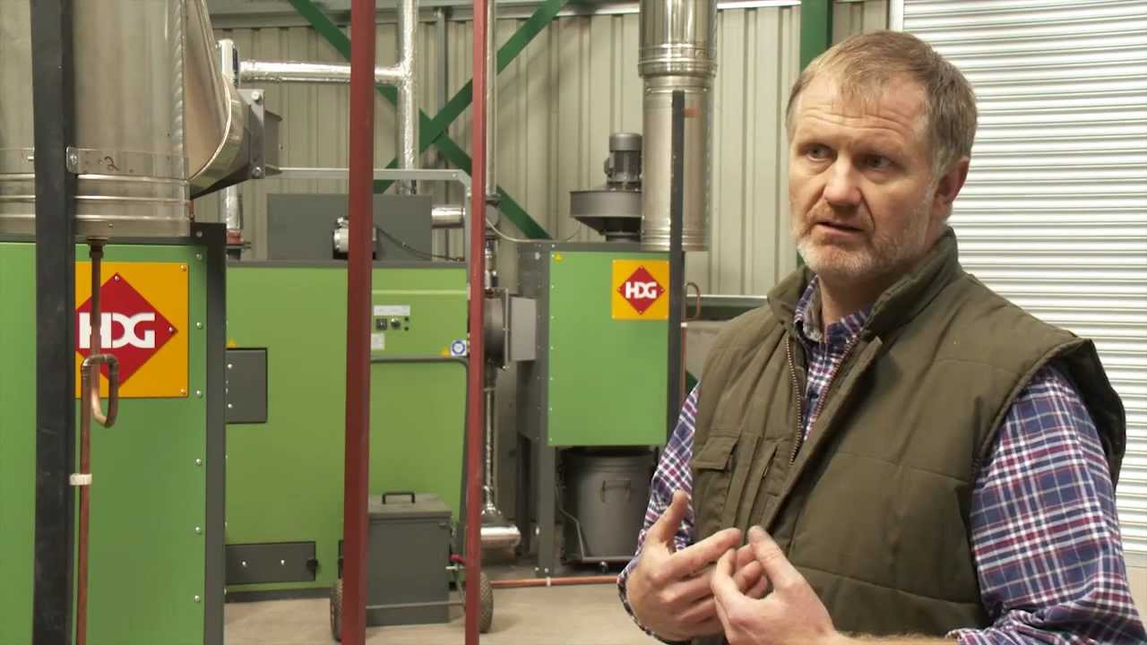 Poultry farm heated by HDG wood chip boiler from Euroheat