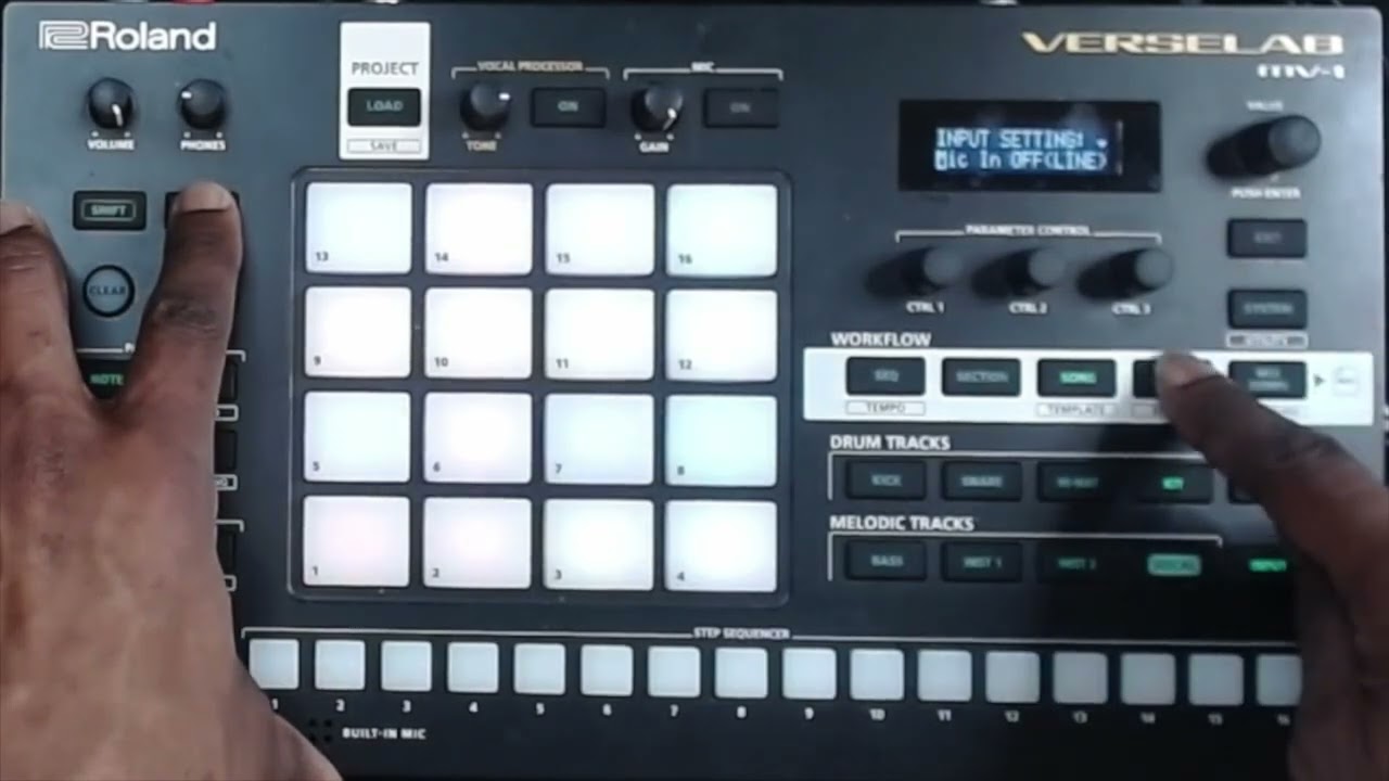 Учебное пособие по настройке гитары Roland Verselab MV 1