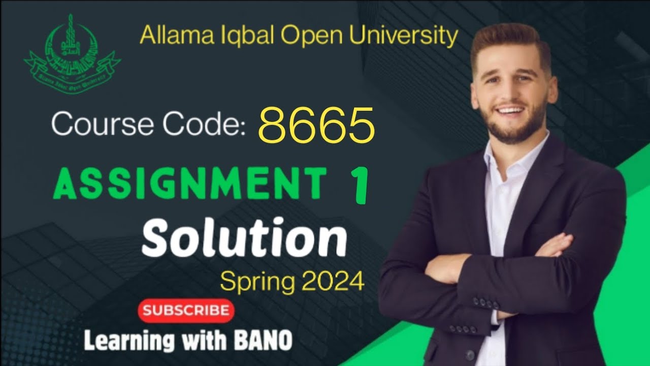 AIOU 8665 assignment 1 solution Spring 2024 | B.ed |  AIOU 8665 assignment 1 solution Spring 2024